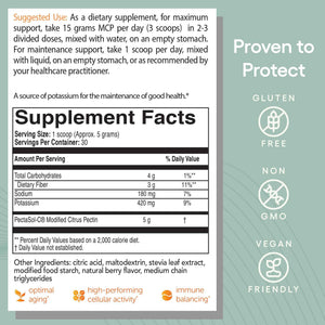 PectaSol Modified Citrus Pectin - 184g Berry Powder - Total-Body Health Supplement to Support the Heart, Immune System, Inflammation Response & Healthy Aging + Maintain Healthy Galectin-3 Levels