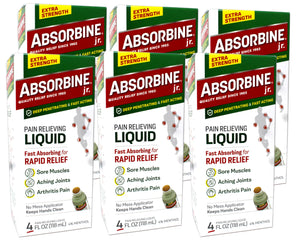 Absorbine Plus Pain Relieving Liquid - 4 oz, Pack of 6. ABSORBINE JR.Buy Supplements Australia
