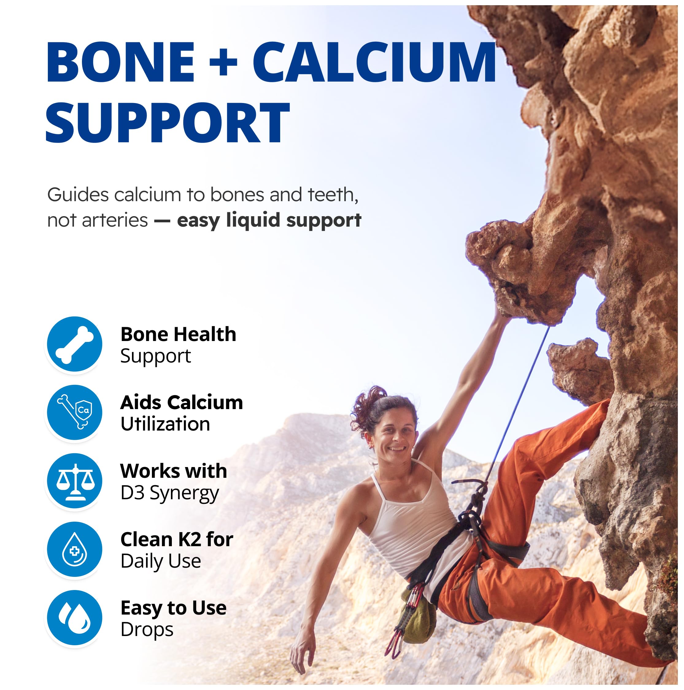 CanPrev K2 Drops, 15ml, 300 Servings, 30mcg MK-7 Vitamin K2 Liquid, Supports Strong Bones & Cardiovascular Wellness, Vegan, Unflavored Formula with MCT Oil for Optimal Calcium Utilization & Absorption