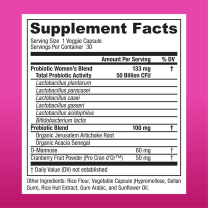 Physician's CHOICE Feminine Power Duo Bundle - Vaginal Probiotic + Womens Probiotic