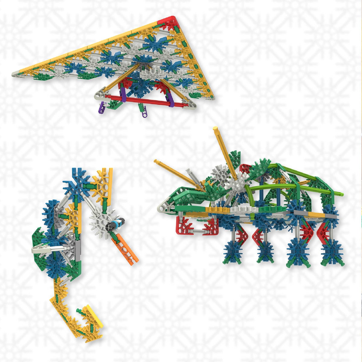 K'NEX - 100 Model Building Set ‚ 863 Pieces, STEM Building, Kid Construction Set‚ Ages 7+ - Amazon Exclusive