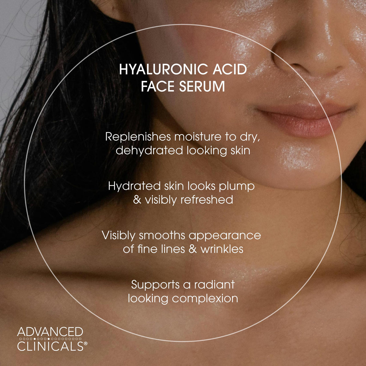 Advanced Clinicals Hyaluronic Acid Serum – Ultra-Hydrating Duo (52ml x 2)