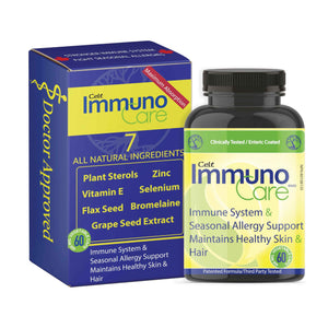 Celt Immunocare 60 v-caps - Potent Seasonal Allergy Blend - Adult Immunity Support - Cholesterol Modulator - Plant Sterols Ultra Strength - 7 Key Immunity Enhancing Ingredients
