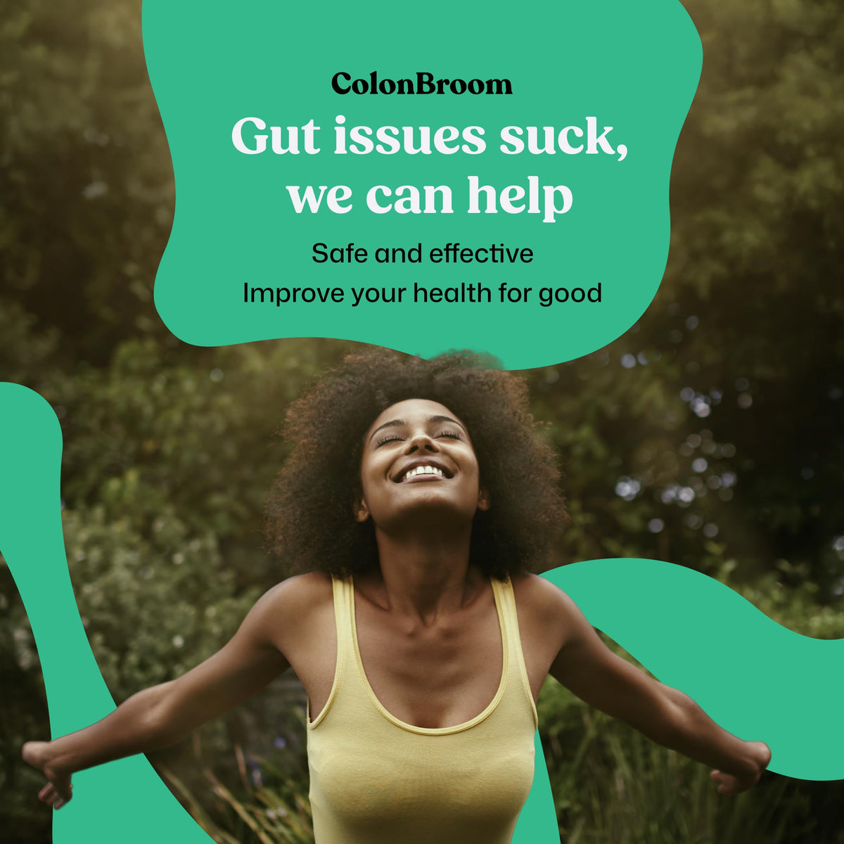 ColonBroom Psyllium Husk Powder (Strawberry, 50 Servings) - Colon Cleanse for Bloating Relief & Gut Health - Colon Broom Fiber Powder Drink - Vegan, Gluten Free, Non-GMO Fiber Powder Supplement