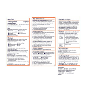 Motrin IB, Ibuprofen 200mg Tablets, Pain Reliever & Fever Reducer for Muscular Aches, Headache, Backache, Menstrual Cramps & Minor Arthritis Pain, NSAID, 100 Ct MotrinBuy Supplements Australia