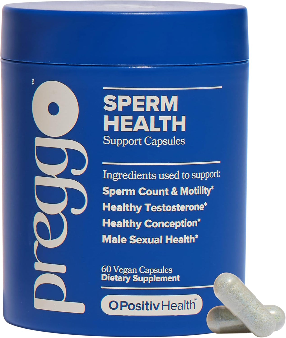 PREGGO Sperm Health Support for Improved Sperm Count - 30-Day Supply
