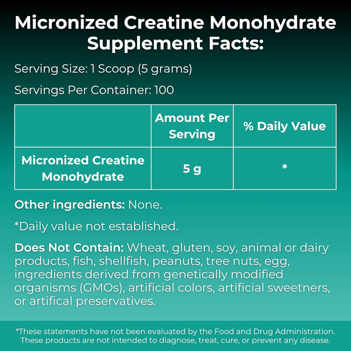 MYOXCIENCE Micronized Creatine - Supports Muscle Performance, Lean Body Mass, & Cognition - 100 Servings