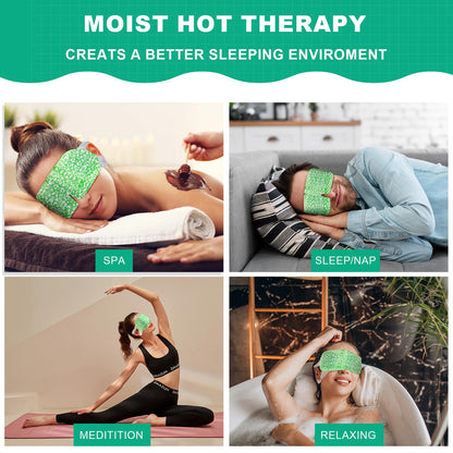 16 Packs Disposable Steam Eye Masks - Self-Heating Warm Compress for Dry Eyes