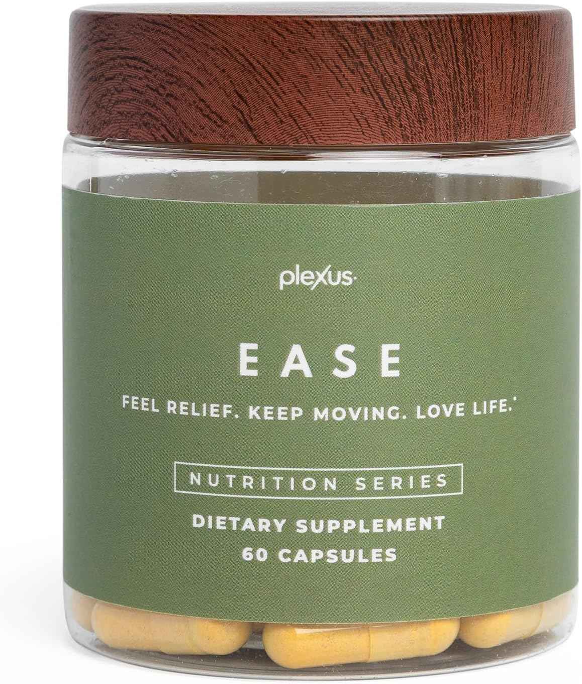 Plexus Ease Capsules - Contains a blend of botanicals and nutrients designed for general wellness and post-activity comfort