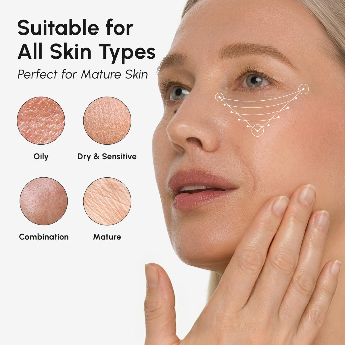 MAREE Under Eye Balm Stick with Retinol & Ceramide Complex (Pack of 2) – Targeted Anti-Aging & Hydrating Facial Moisturizer Stick