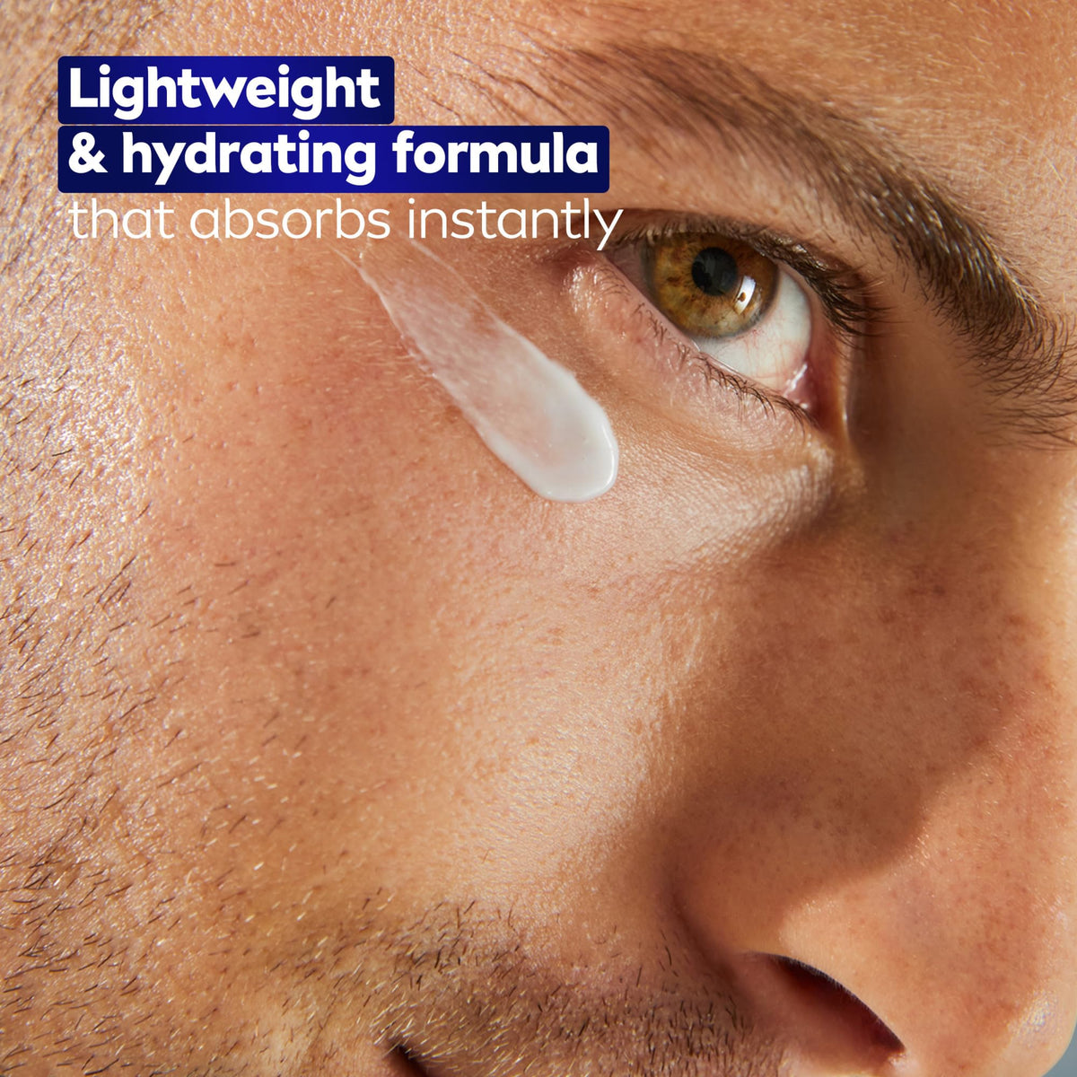 NIVEA MEN Age Defense Eye Cream (0.5 Fl Oz) - 24H Hydrating Under Eye Cream with Hyaluronic Acid for Wrinkles & Dark Circles