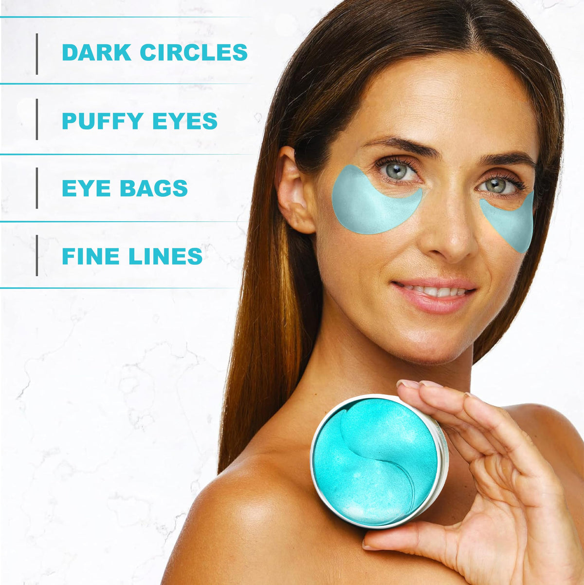 Retinol Collagen Under Eye Patches – Eye Masks for Puffy Eyes, Dark Circles & Wrinkles (60 Gel Pads)