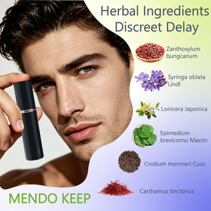 MENDO Keep Desensitizing Delay Spray for Men,Clinically Proven to Help Men Last Longer in Bed-Climax Control-0.17 FL OZ/5ML