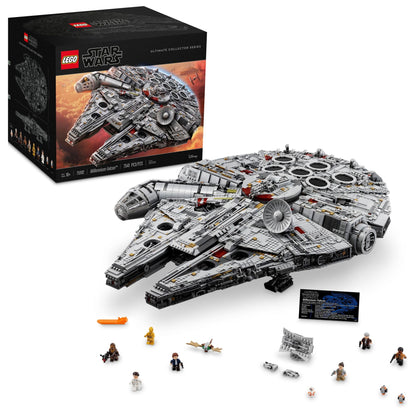 LEGO Star Wars Millennium Falcon - Building Set for Adults, Ages 16+ - Gift for Birthday - Movie Collectible Model Kit - Display in Home or Office - 75192