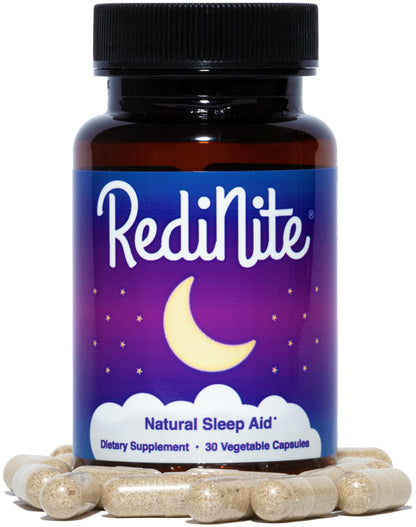 RediNite Natural Sleep Aid Supplement for Calm, Restful Nights, Vegan