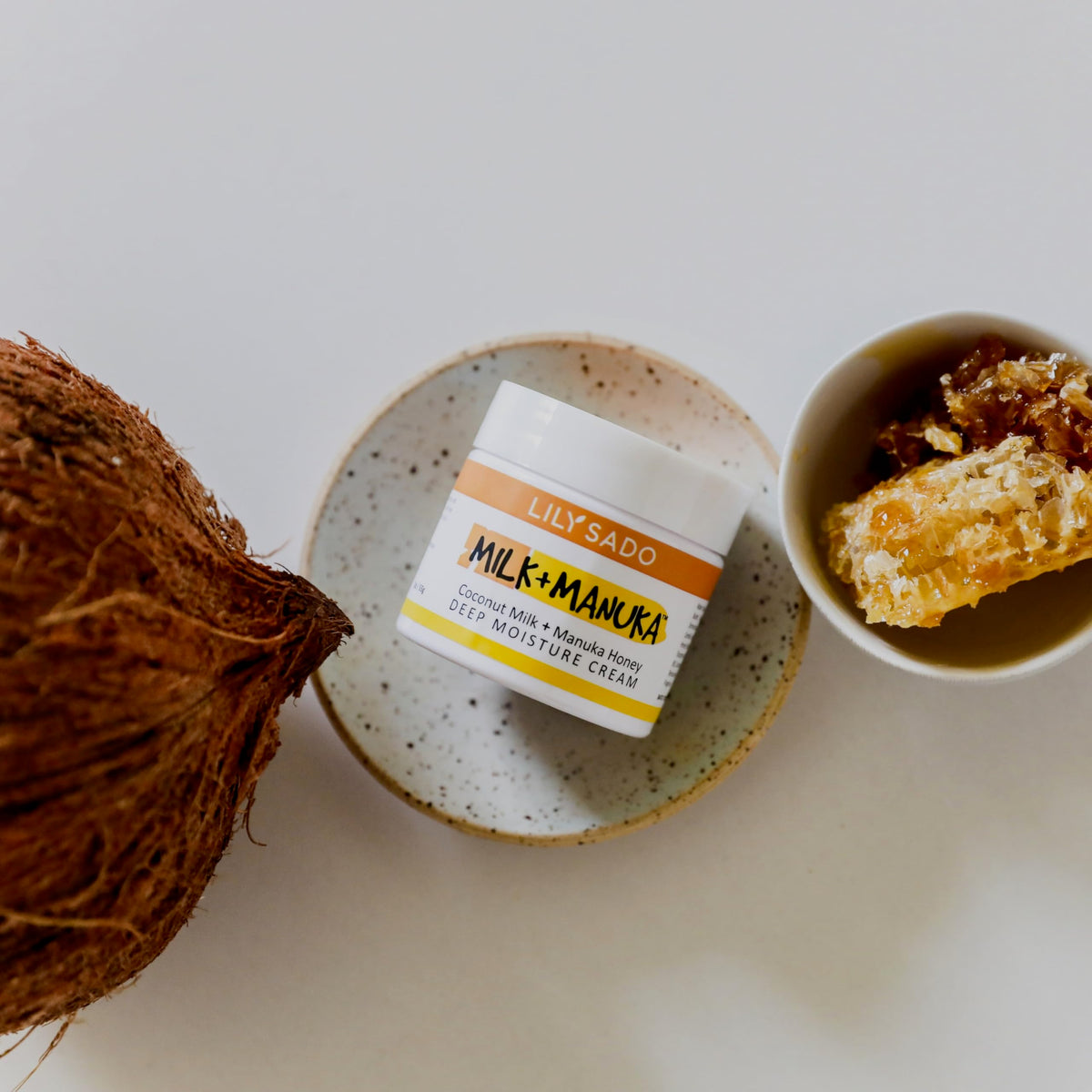 LILY SADO MILK+MANUKA™ Coconut Milk & Manuka Honey Face Moisturizer