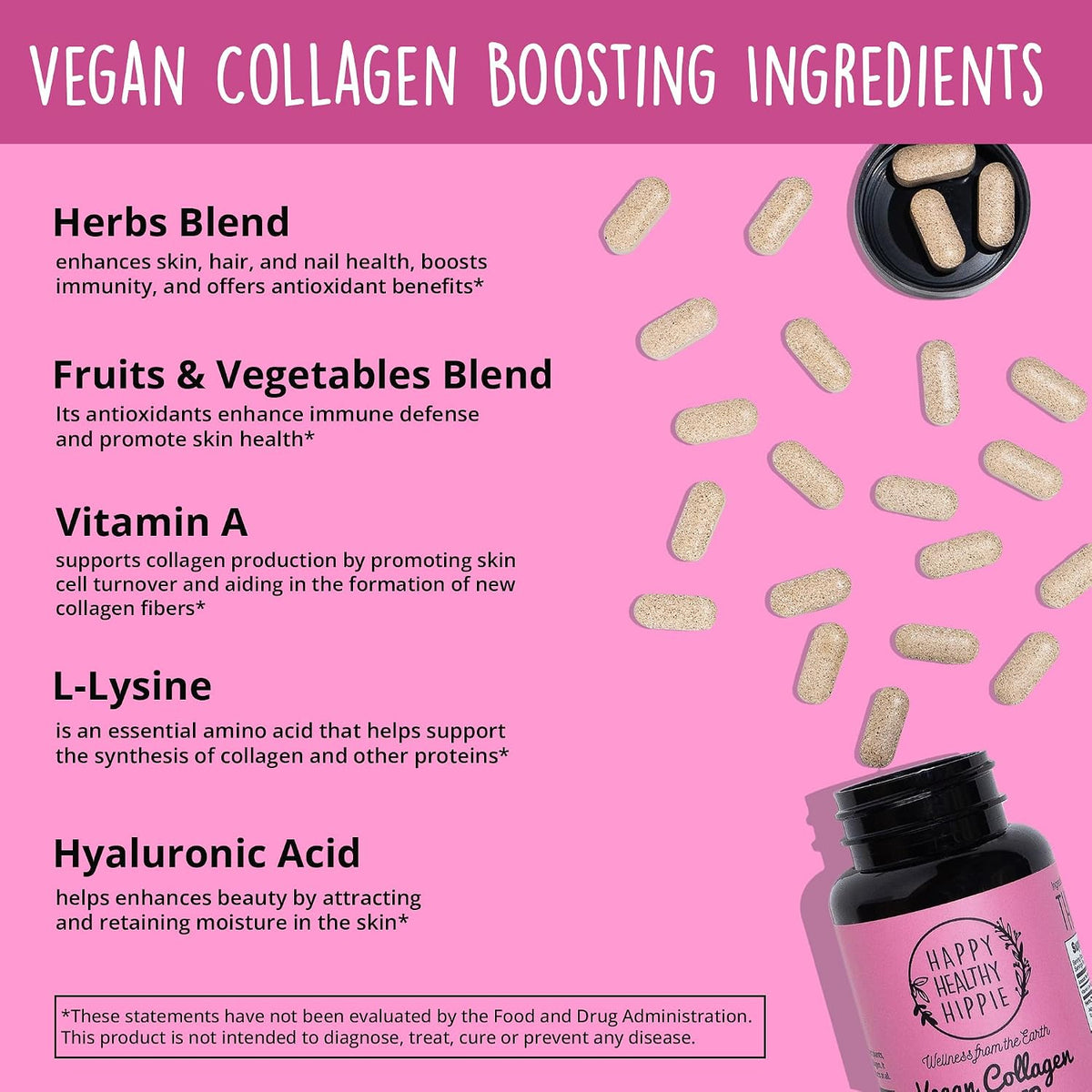 Go With The Flow Menopause Support & Vegan Collagen Builder Collagen Pills