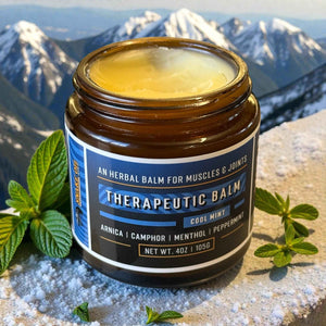 Muscle & Joint Therapeutic Tallow Balm - Made in Utah, USA - Arnica, Camphor, Menthol, Peppermint - Great for Pain, Soreness, Bruising, Stiffness - Grass-Fed Tallow, Jojoba Oil, Beeswax