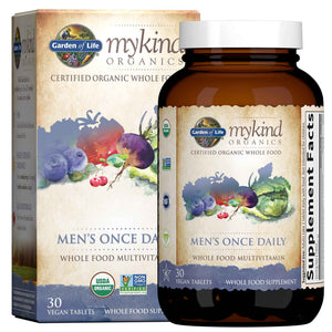 Garden of Life Organics Multivitamin for Men & Dr. Formulated Women's Probiotics Once Daily, 16 Strains, 50 Billion, 30 Capsules