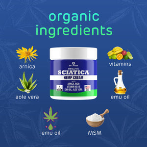 Sciatica Cream - Premium Sciatica Cream - Fast Absorption & Maximum Relief - 4 oz Large Value Pack - Made in The USA Dr. JOEL'SBuy Supplements Australia