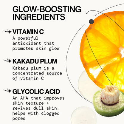 Pacifica Glow Baby Brightening Eye Cream - Vitamin C & Caffeine-Infused Treatment for Dark Circles & Puffiness (0.5 oz)