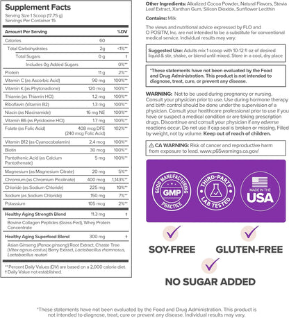 MENO Healthy Aging Collagen & Protein, Chocolate Brownie - 15 Servings