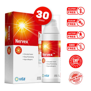Vita Sciences Nervex Powerful Neuropathy Cream: Advanced Natural Relief for Peripheral Neuropathy, Fibromyalgia, and Fast Comfort Treatment for Feet, Hands, Legs, and Toes