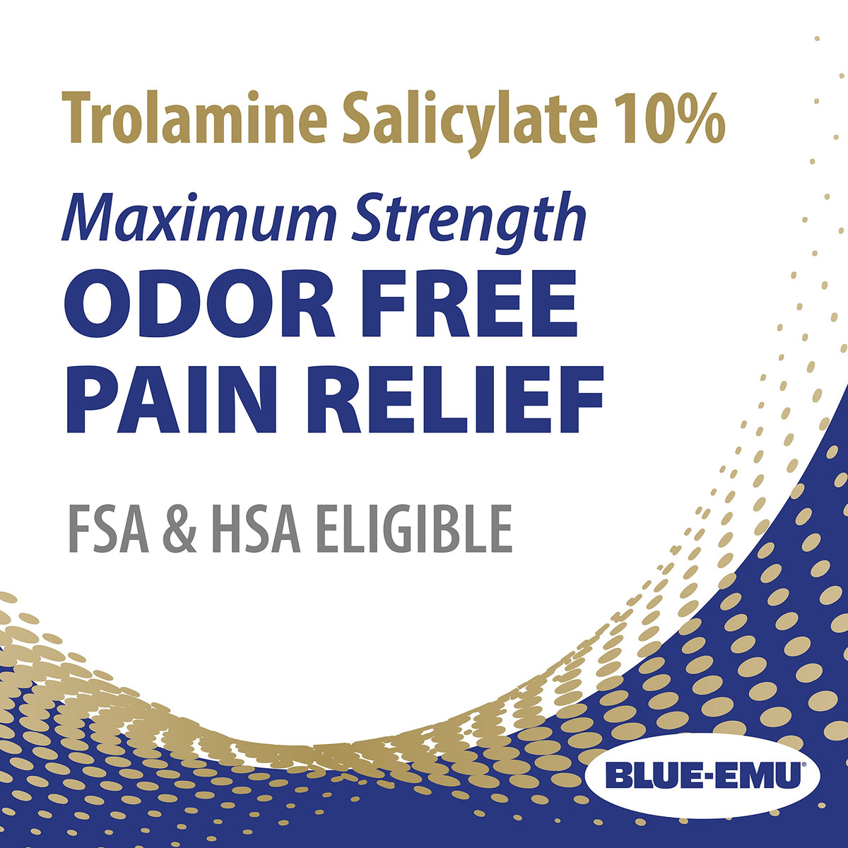 BLUE-EMU Maximum Pain Relief Cream for Arthritis & Joint Pain, 3 oz, 1 Pack