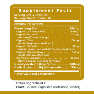 Premier Research Labs PneumoVen - Lung Support Supplement w/Bromelain & NAC, Lung Health Support Vitamins, Lung Cleanse - 60 Capsules Premier Research LabsBuy Supplements Australia