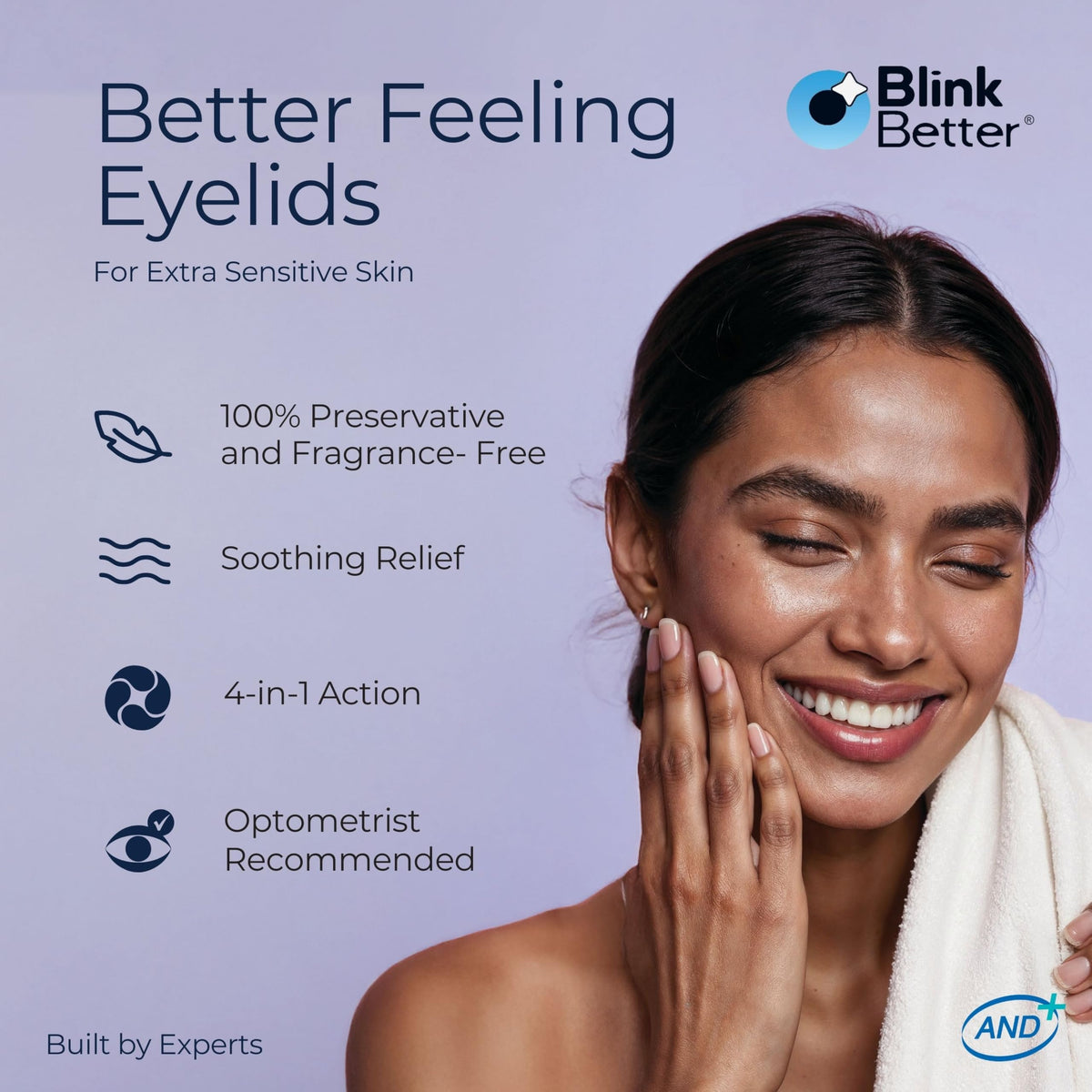 BlinkBetter BetterLids Eyelid Ointment (0.34 oz) – Deep-Moisturizing Oat Complex with Shea Butter & Panthenol for Dry, Itchy & Sensitive Skin