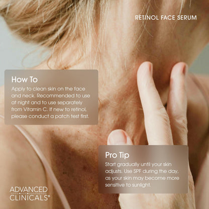 Advanced Clinicals Retinol Serum – Anti-Aging & Renewing Duo (52ml x 2)