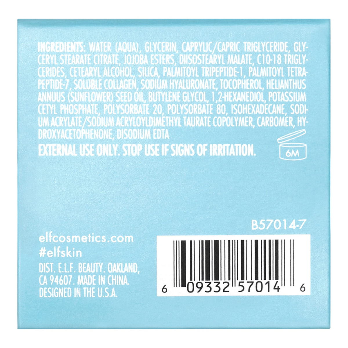 e.l.f. SKIN Holy Hydration! Eye Cream - Rich Hydrating Formula with Hyaluronic Acid & Peptides for Dark Circles