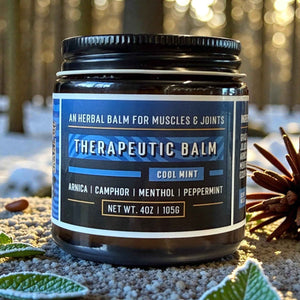 Muscle & Joint Therapeutic Tallow Balm - Made in Utah, USA - Arnica, Camphor, Menthol, Peppermint - Great for Pain, Soreness, Bruising, Stiffness - Grass-Fed Tallow, Jojoba Oil, Beeswax