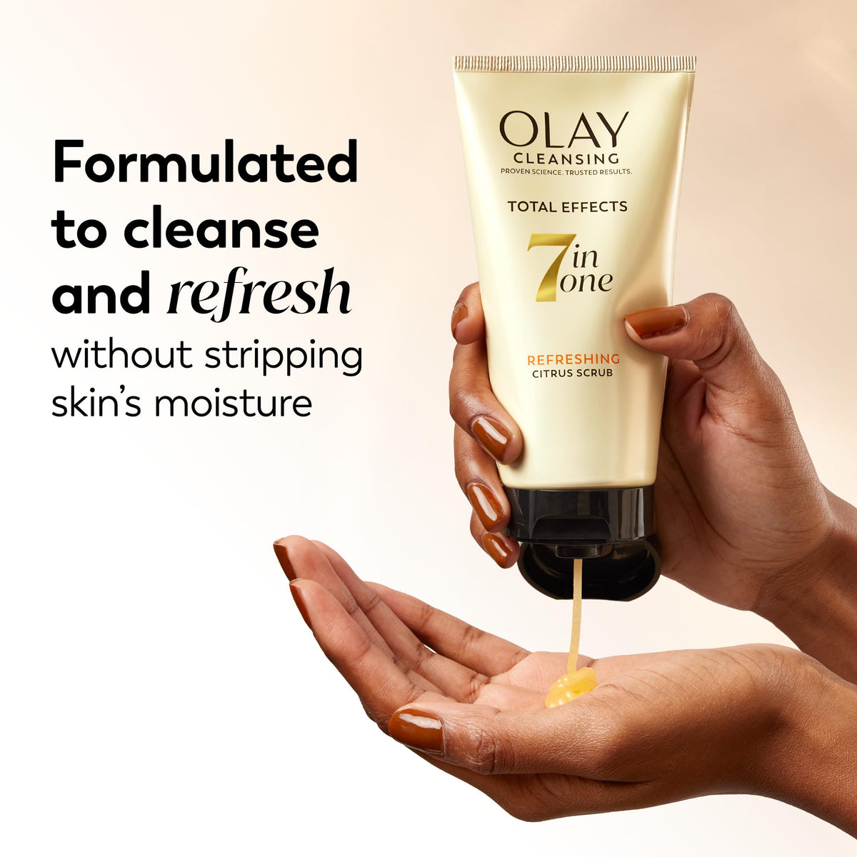 Olay Total Effects Citrus Facial Cleanser and Scrub, 5.0 Ounces (Pack of 3)