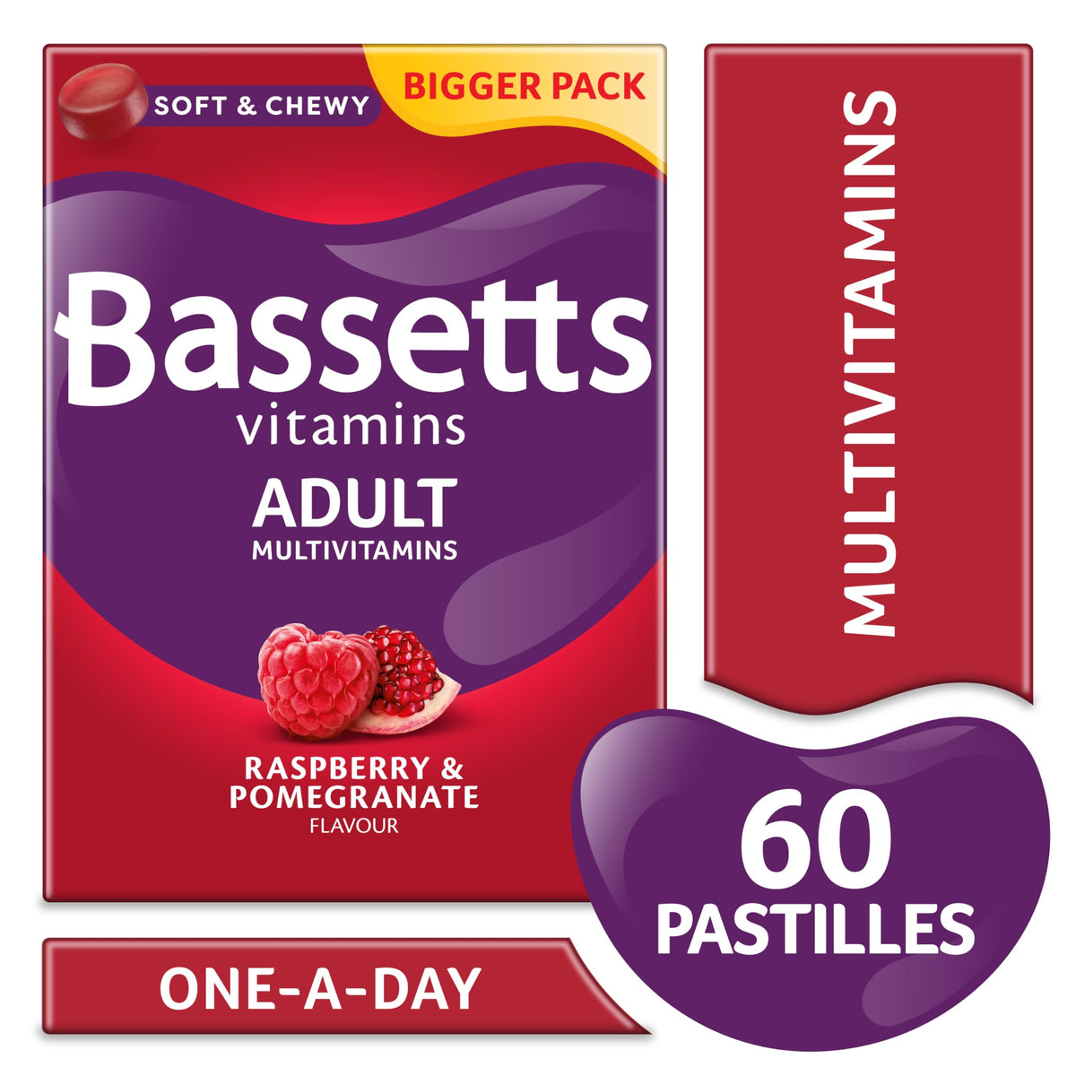 Bassetts Vitamins Adults Multivitamins, 60 Pastilles