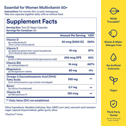 Ritual Women's 50+ Multivitamin - 60 Capsules - 30 Servings