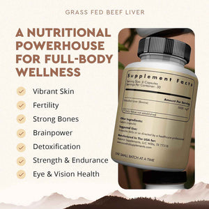 Ancestral Supplements Beef Liver & Mofo Bundle for Men - Supports Energy, Strength, Hormone Health & Vitality - Grass Fed, Pasture Raised Beef Organ Multivitamin with Targeted Nutrients