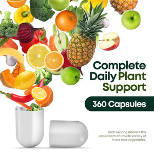 Supermed Research Fruits and Vegetables Supplements – 2 Pack Combination Fruit & Veggies Supplement – Whole Food Vitamins & Minerals for Adults – Superfood Veggie Vitamins for Adults (180 x 2, 360 Ct) Supermed Research buy supplements Au