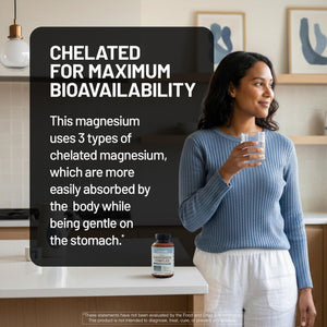 NatureWise Triple Magnesium Complex - High Absorption Magnesium Glycinate + Malate + Citrate for Muscle Nerve & Sleep Support - Vegan 90 Capsules NatureWise buy supplements Au