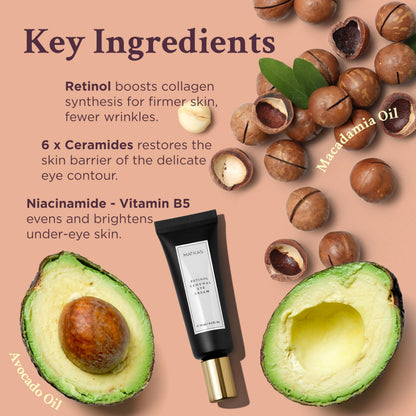 MATKAS Korean Retinol Under Eye Cream (0.5 fl.oz.)