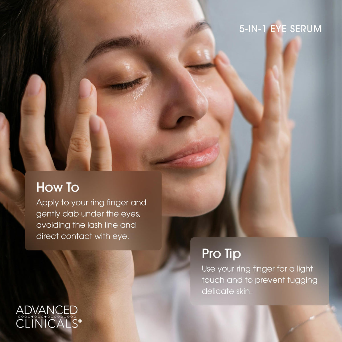 Advanced Clinicals 5-in-1 Multi-Benefit Eye Serum (60ml)