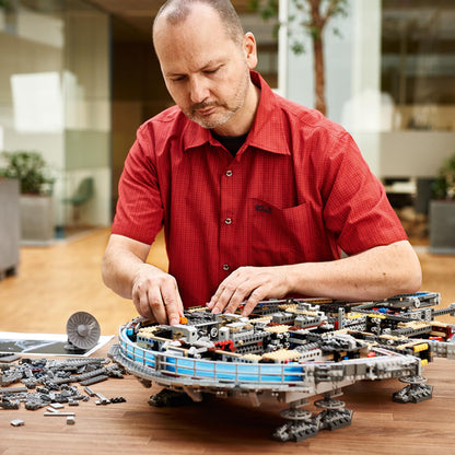 LEGO Star Wars Millennium Falcon - Building Set for Adults, Ages 16+ - Gift for Birthday - Movie Collectible Model Kit - Display in Home or Office - 75192