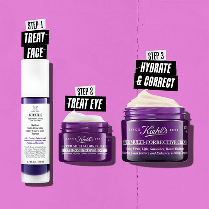 Kiehl's Super Multi-Corrective Eye Cream - 4-in-1 Anti-Aging (0.5 fl oz)