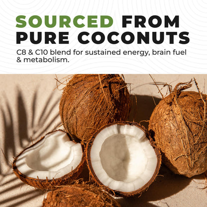 100% Coconut MCT Oil Liquid, 32 Fl Oz