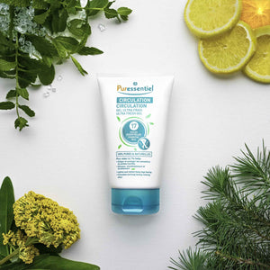 Puressentiel Soothing Gel for Tired Feet, Ankles, Legs - Aromatherapy Lotion with 17 Essential Oils for Body and Skin - Instant, Lasting Relief and Circulation - Natural and Alcohol Free - 4.22 oz