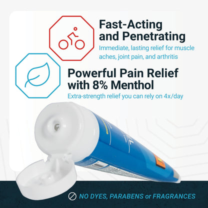 Stopain Pain Relief Gel 3oz (3 Pack) USA Made, Max Strength Fast Acting with MSM, Glucosamine, Menthol for Arthritis, Lower Back Sciatica, Knee, Neck, HSA FSA Approved Topical Analgesic Products