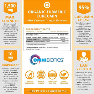 OmniBiotics Vitamin C + Turmeric Curcumin
