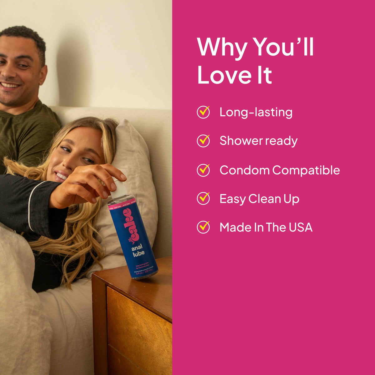 Hello Cake Anal Lube - Silicone-Based Personal Lubricant, 8 fl oz