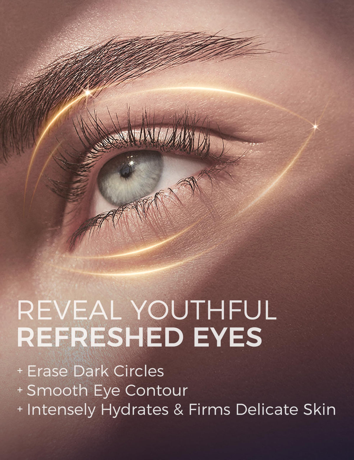 EXPRESSIONS WELLNESS Retinol Eye Cream - Korean Under Eye Cream with Tranexamic Acid, Caffeine & Peptides for Dark Circles & Puffiness (1.06 oz.)
