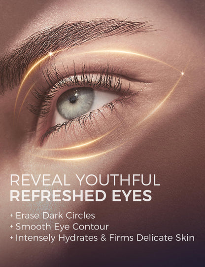 EXPRESSIONS WELLNESS Retinol Eye Cream - Korean Under Eye Cream with Tranexamic Acid, Caffeine & Peptides for Dark Circles & Puffiness (1.06 oz.)